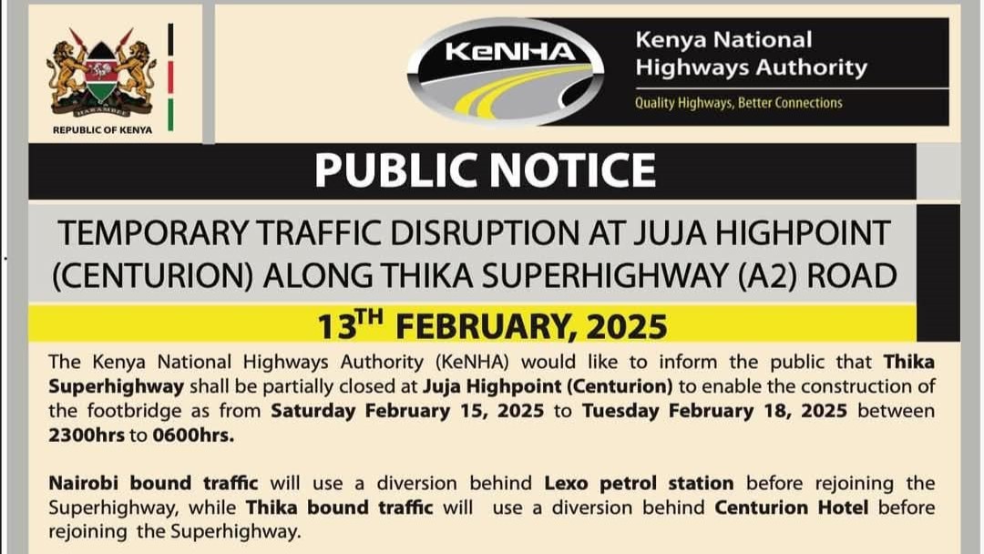 Traffic Disruption at Juja Highpoint: Avoid Delays Now!