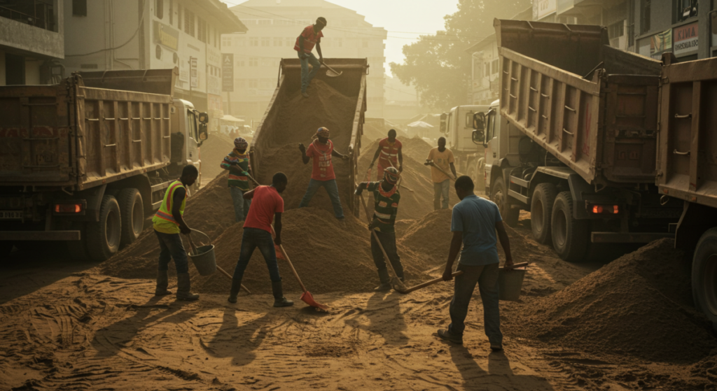 Sand Harvesting